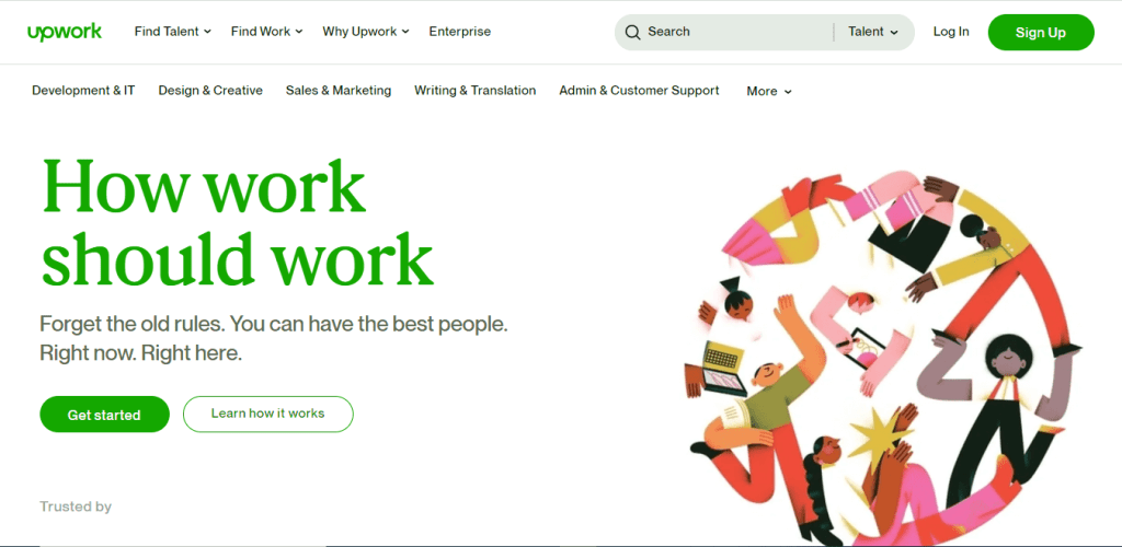 منصة upwork